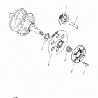 XV250 (XV250HS/XV250HCS) Муфта стартера
