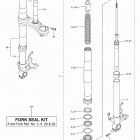 YZFR1 (YZFR1JCB/YZFR1JB/YZFR1JCL/YZFR1JL) Передняя вилка