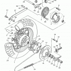 XV250 (XV250HS/XV250HCS) Переднее колесо
