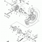 TTR110 (TTR110EH) Переднее колесо
