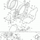 WR450F (WR450FJ) Крышка картера двигателя