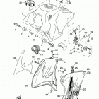 TTR230 (TTR230H) Топливный бак