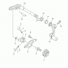 WR450F WR450FH Вал переключения