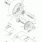 V STAR TOURER (XVS13CTHL/XVS13CTHCL) Переднее колесо