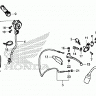GROM125 Рычаги,тросы и рулевые переключатели