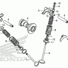 CRF230F Распределительный вал и клапана