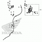 GL1800D Parking brake lever