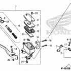 VT1300CX 6A Front brake master