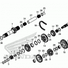 GL1800D Transmission (mainshaft)