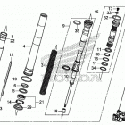 CRF250RX Передняя вилка