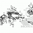CB1000RA AC Задний бампер