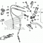 CRF150R Рычаги,тросы и рулевые переключатели