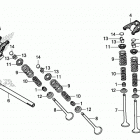 CMX500 A Распределительный вал и клапана