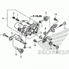 CBR600RA Rear power unit
