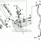 CRF150R Front brake master