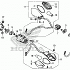 CMX500 A Задний фонарь