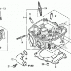 CRF150R Головка цилиндров
