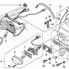 VT750CS Задний фонарь