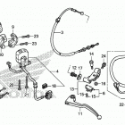 CBR600RA Рычаги,тросы и рулевые переключатели