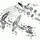 CB300R Подножки