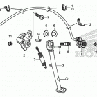 CBR600RA Подножка