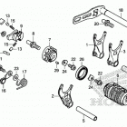 CRF450RX Вилка переключения передач