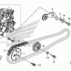 Z125MA AC Цепь ГРМ и натяжитель