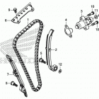CRF250RX AC Цепь ГРМ и натяжитель