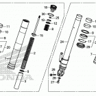 CB300R Передняя вилка