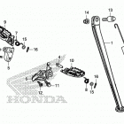 CRF450X Подножки