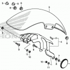CMX500 A Переднее крыло