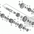 CRF230F Трансмиссия