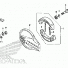 CRF230F Задний тормоз