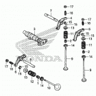 VT750CS Camshaft@valve (fr.)