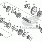 VT750CS Трансмиссия
