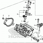 CRF250RX AC Корпус Дросселя