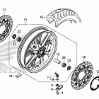 GL1800D Переднее колесо
