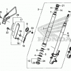 Z125MA AC Передняя вилка