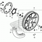 CB300R Переднее колесо