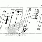 CB1000RA AC Передняя вилка