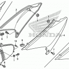 CRF230F Боковые обтекатели
