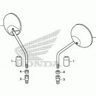 Z125MA AC Зеркало