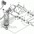 CBR1000S1 2AC Задние амортизаторы