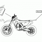 CRF450X Наклейки