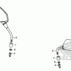 CRF450L Зеркало
