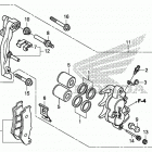 XR650L AC Передний суппорт