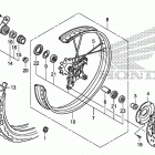 XR650L Переднее колесо