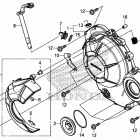 CMX500 A Крышка картера правая