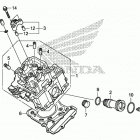 VT1300CX Передняя головка цилиндров