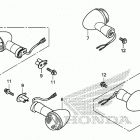 Z125MA AC Задний фонарь